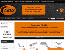 Tablet Screenshot of fixabildelar.se